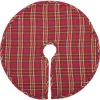 VHC Brands 21 In. Galway Barn Red Rustic Christmas Decor Mini Tree Skirt 1 VHC Brands 21 In. Galway Barn Red Rustic Christmas Decor Mini Tree Skirt -Alpine Corporation Shop vhc brands christmas tree skirts collars 32195 64 1000