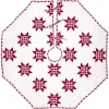 VHC Brands 48 In. Red Emmie Farmhouse Christmas Decor Patchwork Tree Skirt 1 VHC Brands 48 In. Red Emmie Farmhouse Christmas Decor Patchwork Tree Skirt -Alpine Corporation Shop vhc brands christmas tree skirts collars 42507 64 1000