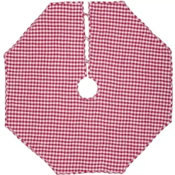 VHC Brands 48 In. Red Emmie Farmhouse Christmas Decor Patchwork Tree Skirt -Alpine Corporation Shop vhc brands christmas tree skirts collars 42507 c3 1000