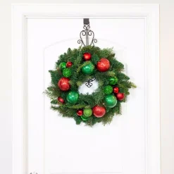 Village Lighting Company 24 In. Red And Green Christmas Cheer Wreath 10 Village Lighting Company 24 In. Red And Green Christmas Cheer Wreath -Alpine Corporation Shop village lighting company christmas wreaths v 20707 1f 1000