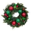 Village Lighting Company 24 In. Red And Green Christmas Cheer Wreath 2 Village Lighting Company 24 In. Red And Green Christmas Cheer Wreath -Alpine Corporation Shop village lighting company christmas wreaths v 20707 64 1000