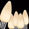 Wintergreen Lighting OptiCore C9 LED Warm White Smooth/Opaque Christmas Light Bulbs (25-Pack) -Alpine Corporation Shop wintergreen lighting christmas light bulbs 74046 64 1000