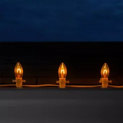 Wintergreen Lighting FlexFilament C9 LED Shatterproof Orange Vintage Edison Christmas Light Bulbs (5-Pack) 9 Wintergreen Lighting FlexFilament C9 LED Shatterproof Orange Vintage Edison Christmas Light Bulbs (5-Pack) -Alpine Corporation Shop wintergreen lighting christmas light bulbs 80667 1f 1000