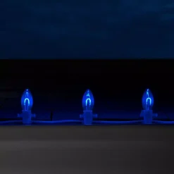 Wintergreen Lighting FlexFilament C9 LED Shatterproof Blue Vintage Edison Christmas Light Bulbs (5-Pack) 9 Wintergreen Lighting FlexFilament C9 LED Shatterproof Blue Vintage Edison Christmas Light Bulbs (5-Pack) -Alpine Corporation Shop wintergreen lighting christmas light bulbs 80669 1f 1000