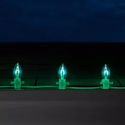 Wintergreen Lighting FlexFilament C9 LED Shatterproof Green Vintage Edison Christmas Light Bulbs (5-Pack) 9 Wintergreen Lighting FlexFilament C9 LED Shatterproof Green Vintage Edison Christmas Light Bulbs (5-Pack) -Alpine Corporation Shop wintergreen lighting christmas light bulbs 80676 1f 1000