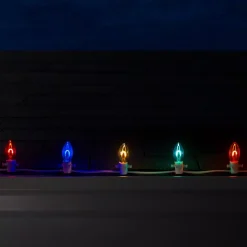 Wintergreen Lighting FlexFilament C9 LED Shatterproof Multi-Color Vintage Edison Christmas Light Bulbs (5-Pack) 9 Wintergreen Lighting FlexFilament C9 LED Shatterproof Multi-Color Vintage Edison Christmas Light Bulbs (5-Pack) -Alpine Corporation Shop wintergreen lighting christmas light bulbs 80678 1f 1000