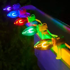 Wintergreen Lighting FlexFilament C9 LED Shatterproof Multi-Color Vintage Edison Christmas Light Bulbs (5-Pack) 8 Wintergreen Lighting FlexFilament C9 LED Shatterproof Multi-Color Vintage Edison Christmas Light Bulbs (5-Pack) -Alpine Corporation Shop wintergreen lighting christmas light bulbs 80678 4f 1000